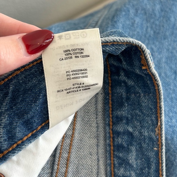 Aritzia Denim Forum The '90s Halle Denim Skirt - Picture 6 of 6